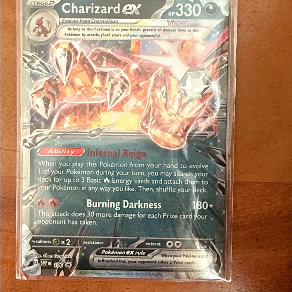 Charizard ex Pokémon Card